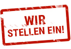 Wir stellen ein!